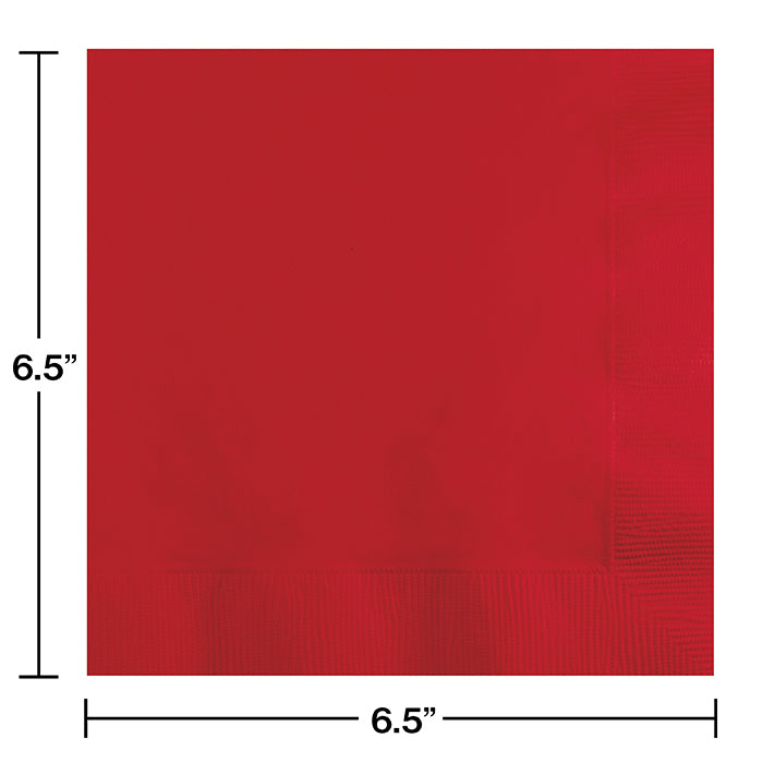 Bulk Classic Red Value Friendly Luncheon Napkins (240 per Case)