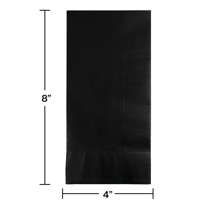 Bulk Black Velvet 2 Ply Dinner Napkins (600 per Case)