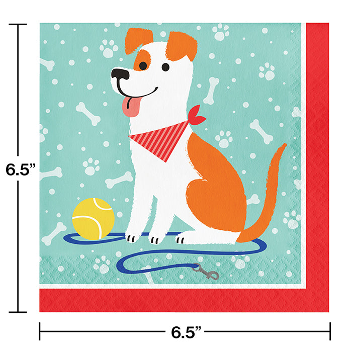 Bulk Dog Party Luncheon Napkins (192 per Case)