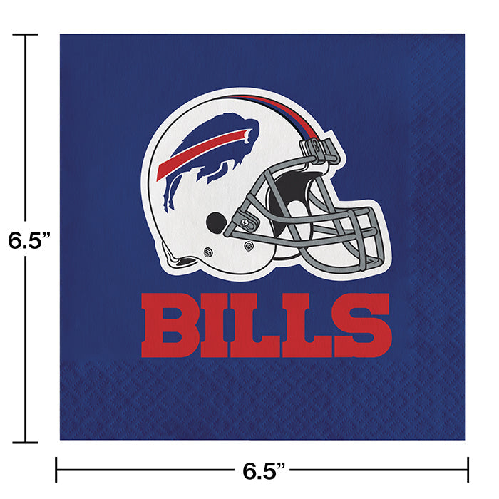 Bulk Buffalo Bills Luncheon Napkins (192 per Case)