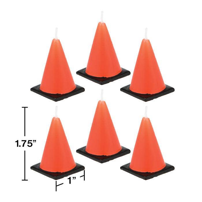 Bulk Construction Cone Candles (72 per Case)