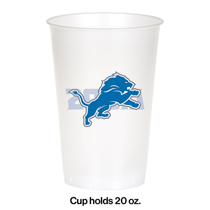 Bulk Detroit Lions 20 oz Plastic Cups (96 per Case)