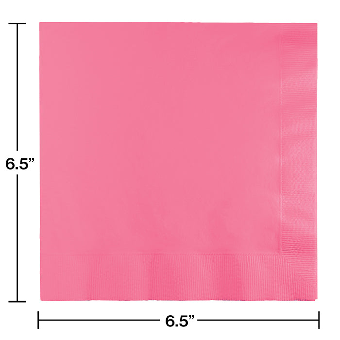 Bulk Candy Pink 2 Ply Luncheon Napkins (600 per Case)