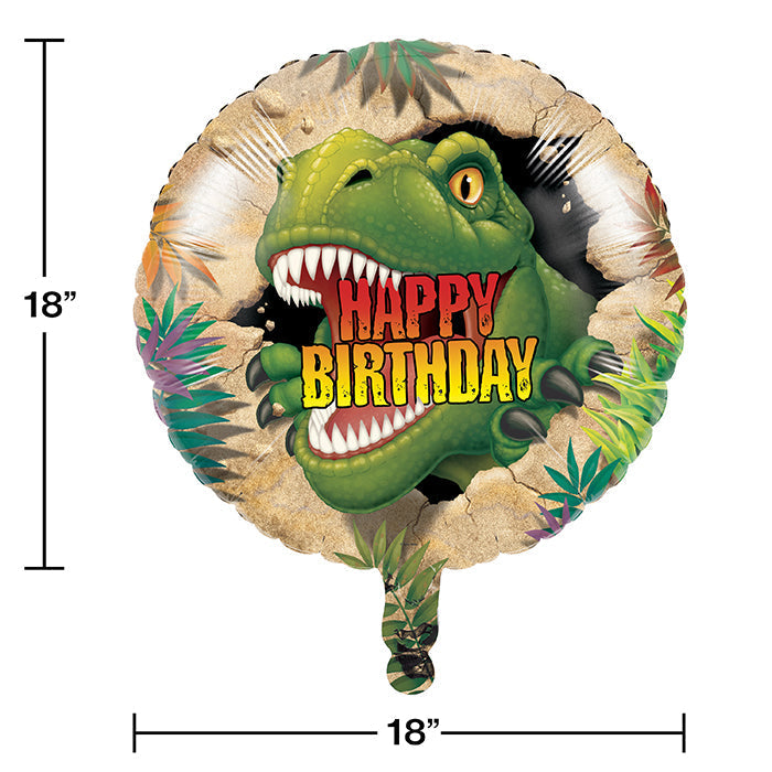 Bulk Dino Blast Mylar Balloons (12 per Case)