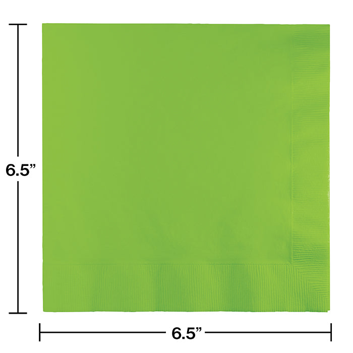 Bulk Fresh Lime Green Luncheon Napkins 3 ply (500 per Case)