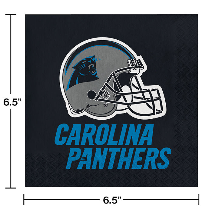 Bulk Carolina Panthers Luncheon Napkins (192 per Case)