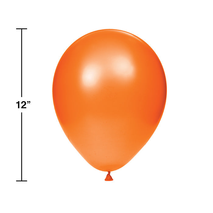 Bulk Sunkissed Orange Latex Balloons (180 per Case)