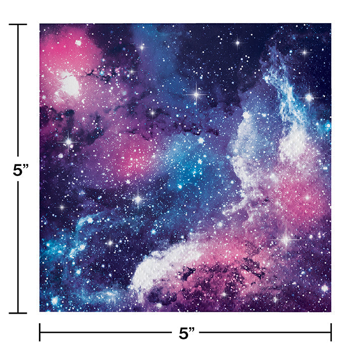 Bulk Galaxy Party Beverage Napkins (192 per Case)