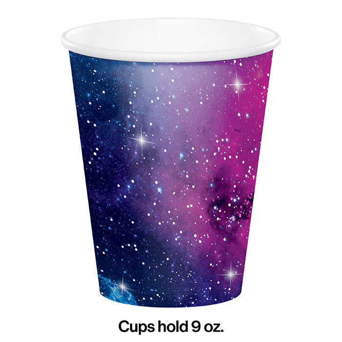 Bulk Galaxy Party 9 oz Paper Cups (96 per Case)