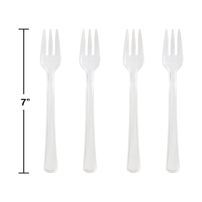 Bulk Clear TrendWare Mini Forks (144 per Case)