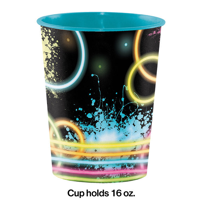 Bulk Glow Party 16 oz Plastic Favor Cups (12 per Case)