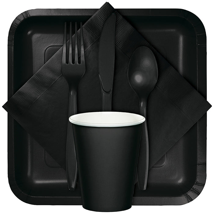 Bulk Black Velvet 2 ply Beverage Napkins (600 per Case)