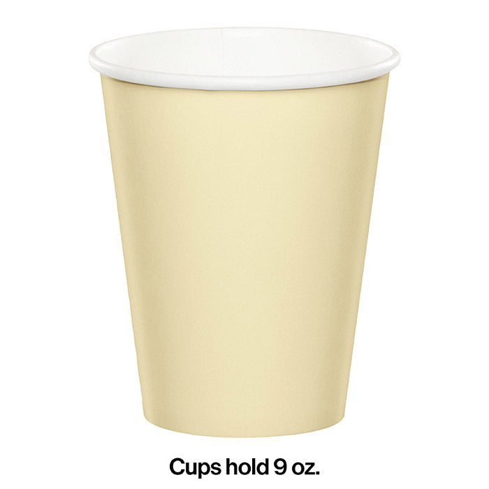 Bulk Ivory 9 oz Hot & Cold Paper Cups (240 per Case)