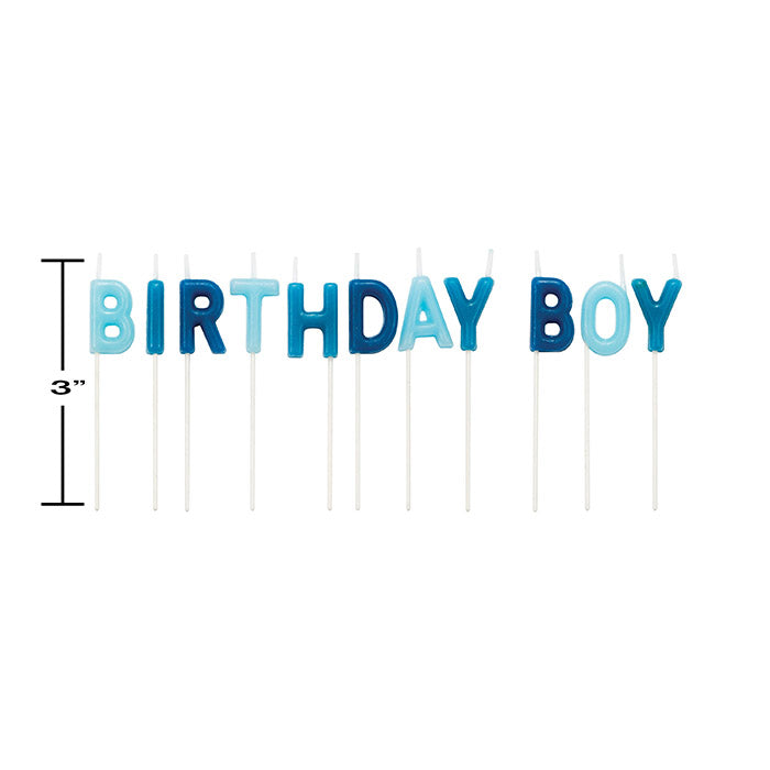 Bulk Birthday Boy Pick Candles (12 per Case)