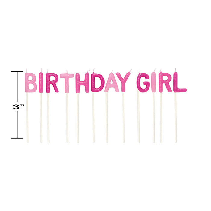 Bulk Birthday Girl Pick Candles (12 per Case)