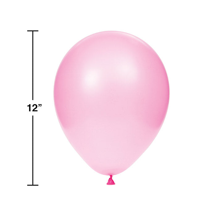 Bulk Candy Pink Latex Balloons (180 per Case)