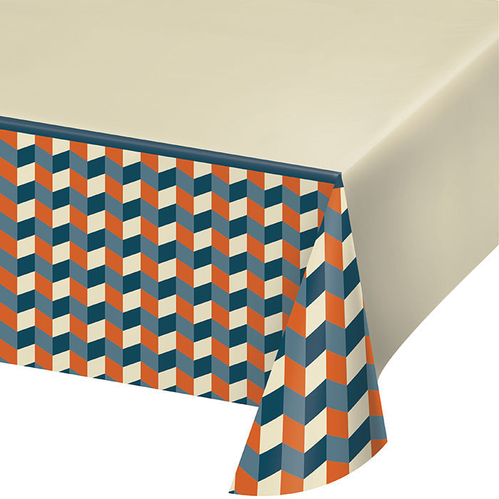 Bulk Hipster Birthday Paper Table Covers (6 per Case)