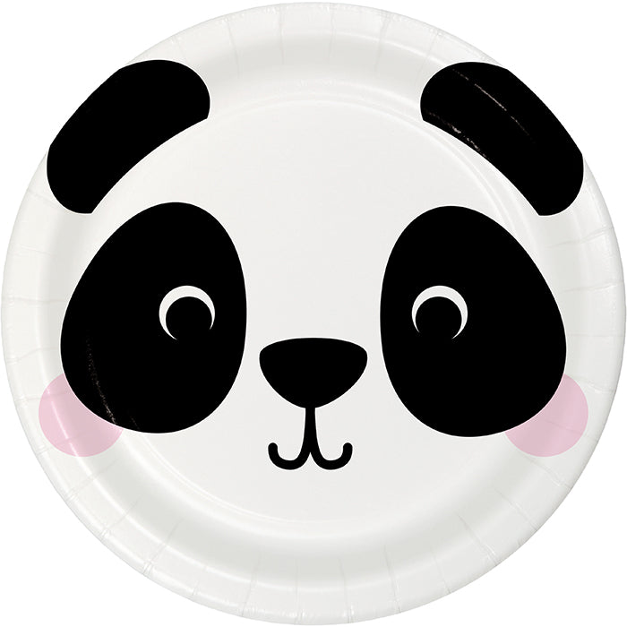 Bulk Panda Paper Dessert Plates (96 per Case)