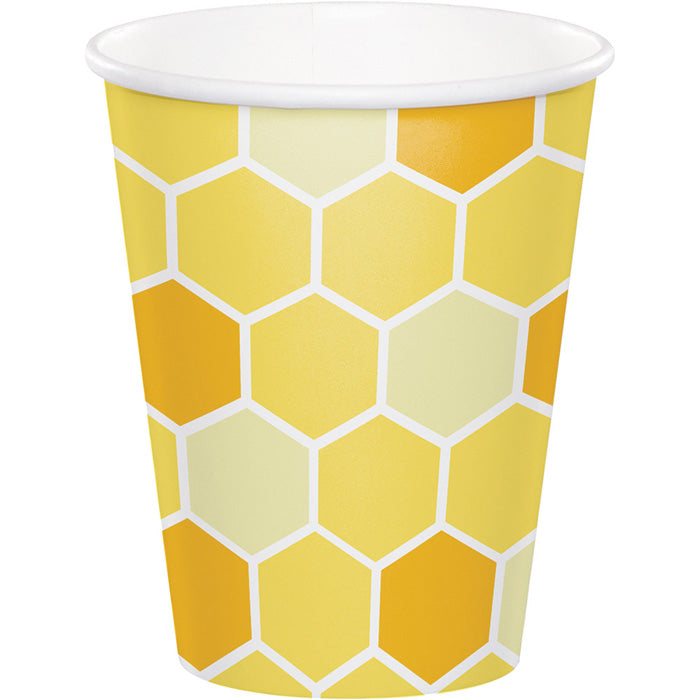 Bulk Bumblebee Baby Shower Paper Cups (96 per Case)