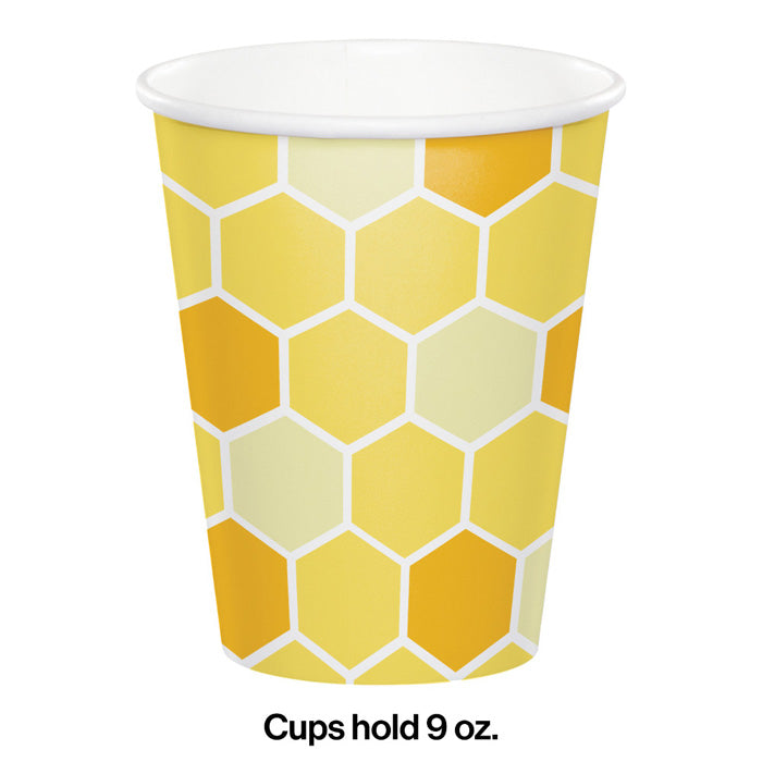 Bulk Bumblebee Baby Shower Paper Cups (96 per Case)