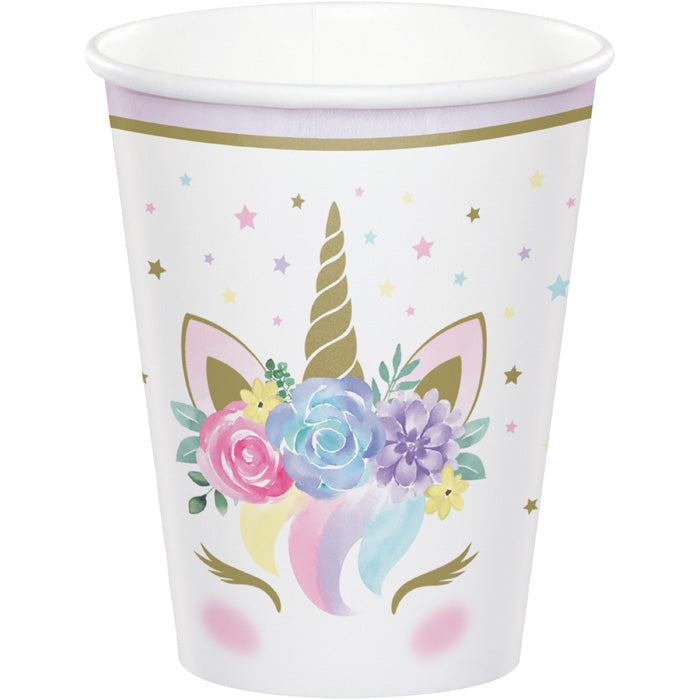 Bulk Unicorn Baby Shower 9 oz Paper Cups (96 per Case)