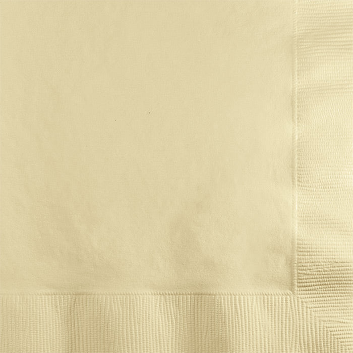 Bulk Ivory 2 ply Beverage Napkins (600 per Case)