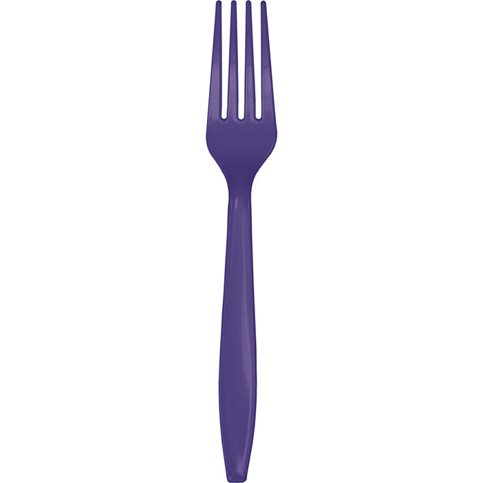 Bulk Purple Plastic Forks (288 per Case)