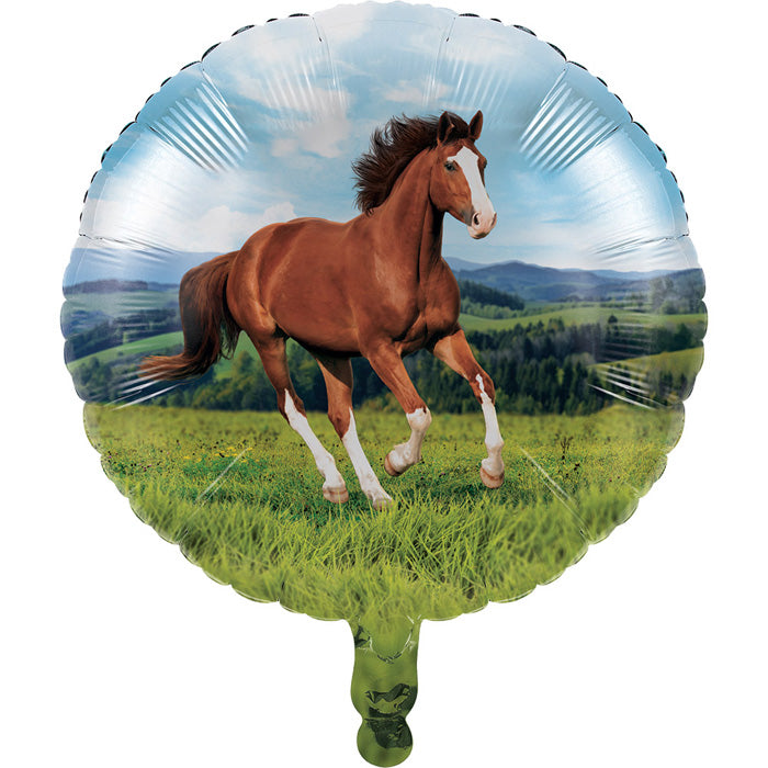 Bulk Wild Horse Mylar Balloons (10 per Case)