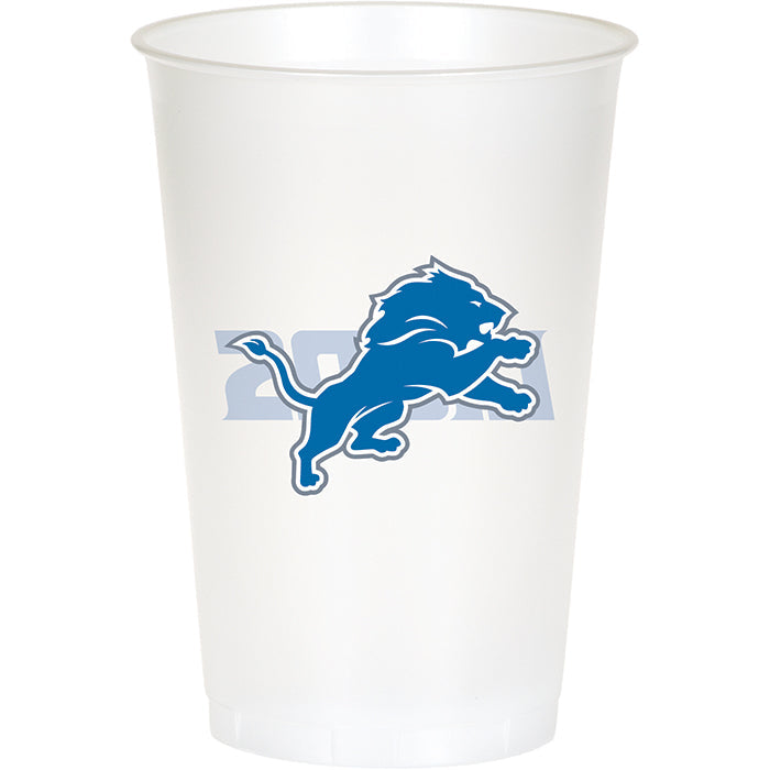 Bulk Detroit Lions 20 oz Plastic Cups (96 per Case)