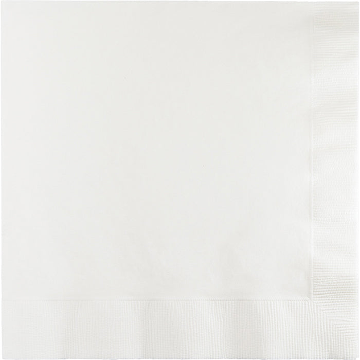 Bulk White Dinner Napkins 3 Ply (250 per Case)