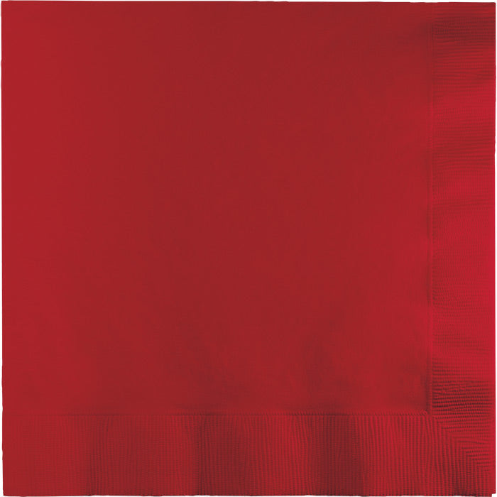 Bulk Classic Red 2 Ply Luncheon Napkins (600 per Case)