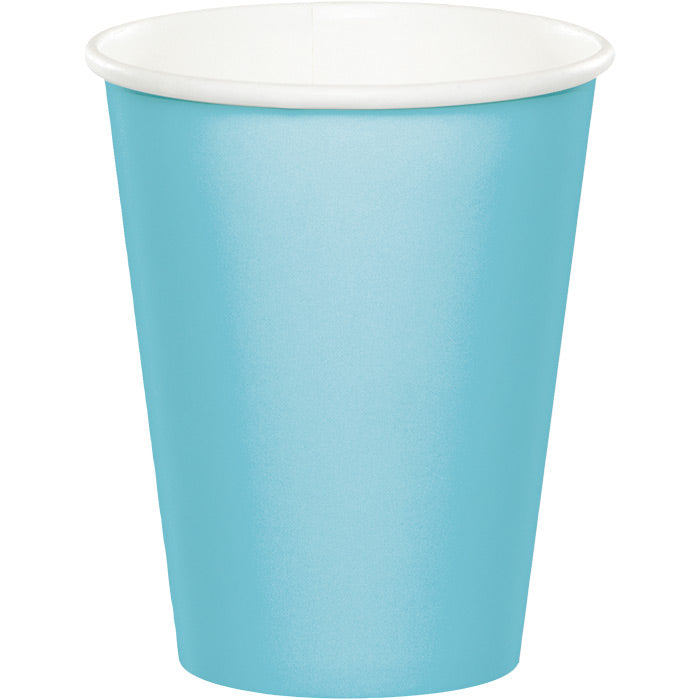 Bulk Pastel Blue 9 oz Hot & Cold Paper Cups (240 per Case)