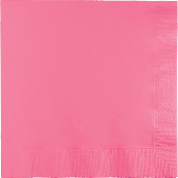 Bulk Candy Pink Dinner Napkins 3 Ply (250 per Case)