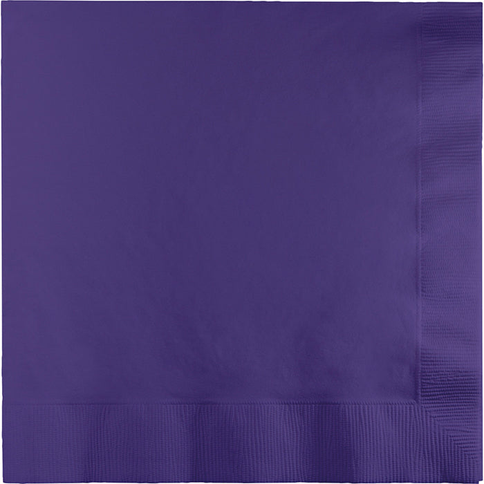 Bulk Purple Dinner Napkins 3 Ply (250 per Case)