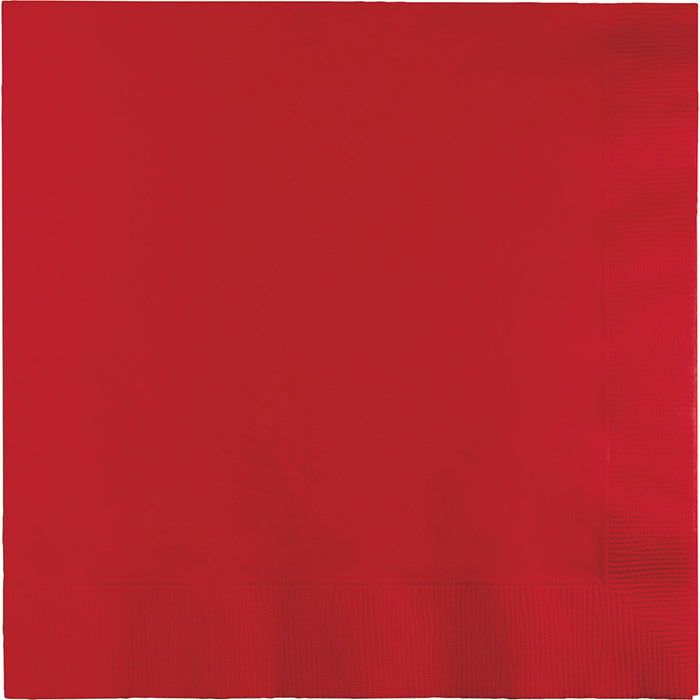 Bulk Classic Red Luncheon Napkins 3 ply (500 per Case)