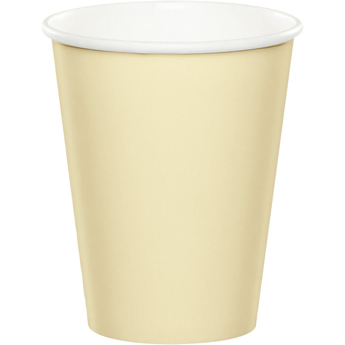 Bulk Ivory 9 oz Hot & Cold Paper Cups (240 per Case)