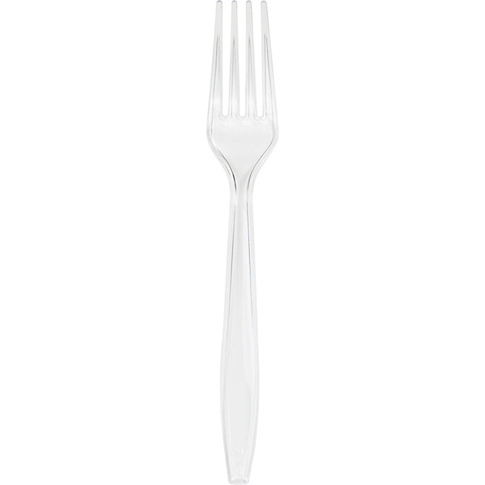 Bulk Clear Plastic Forks (288 per Case)