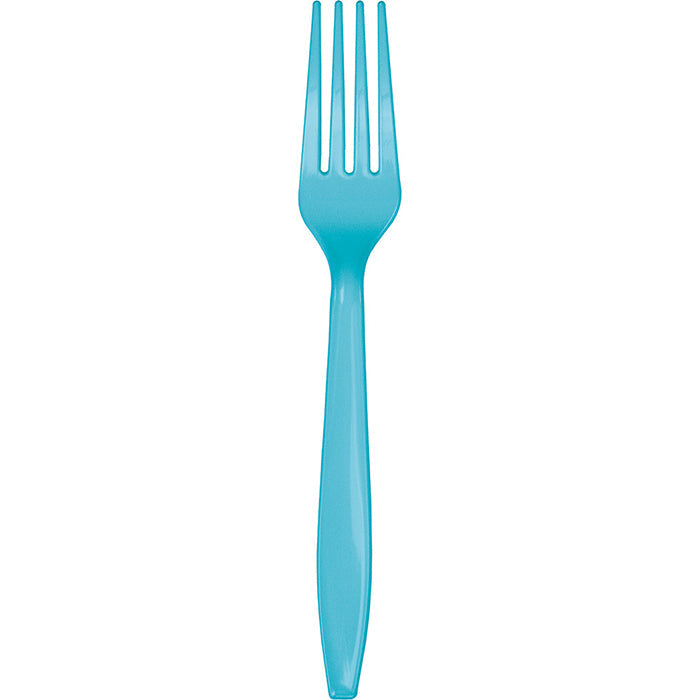 Bulk Bermuda Blue Plastic Forks (288 per Case)