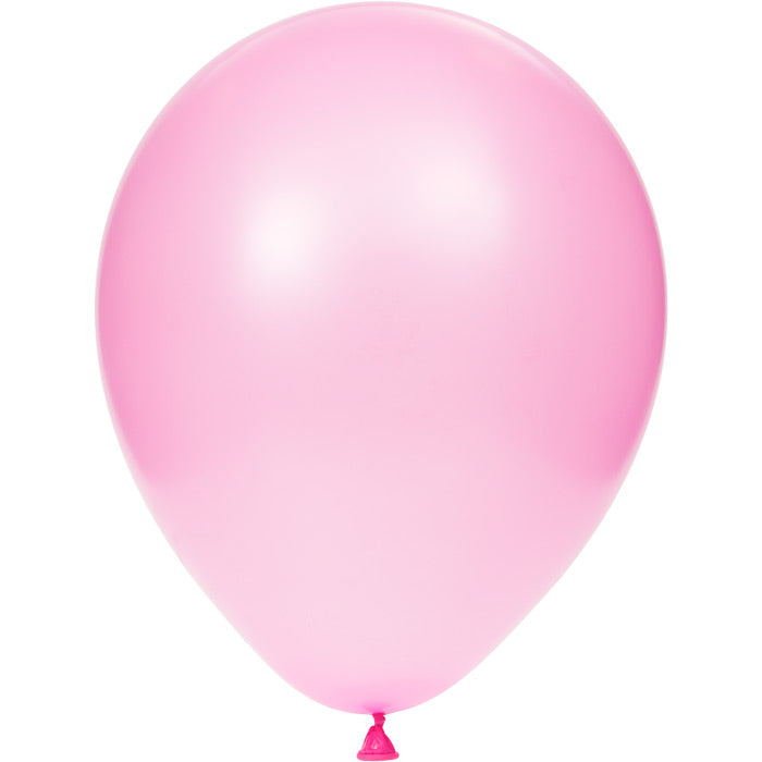 Bulk Candy Pink Latex Balloons (180 per Case)