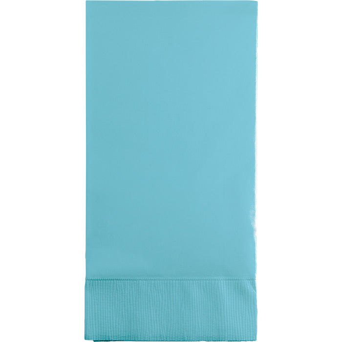 Bulk Pastel Blue 3 Ply Guest Towels (192 per Case)