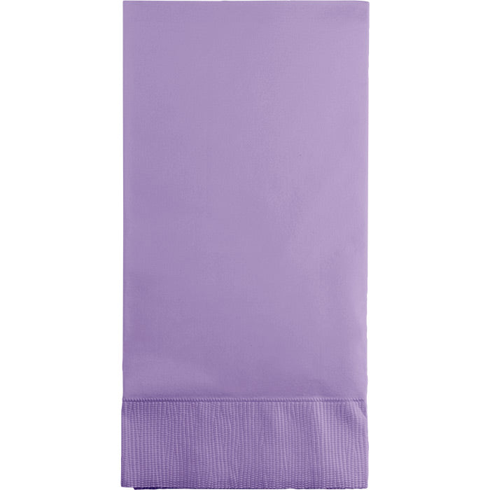 Bulk Luscious Lavender 3 Ply Guest Towels (192 per Case)