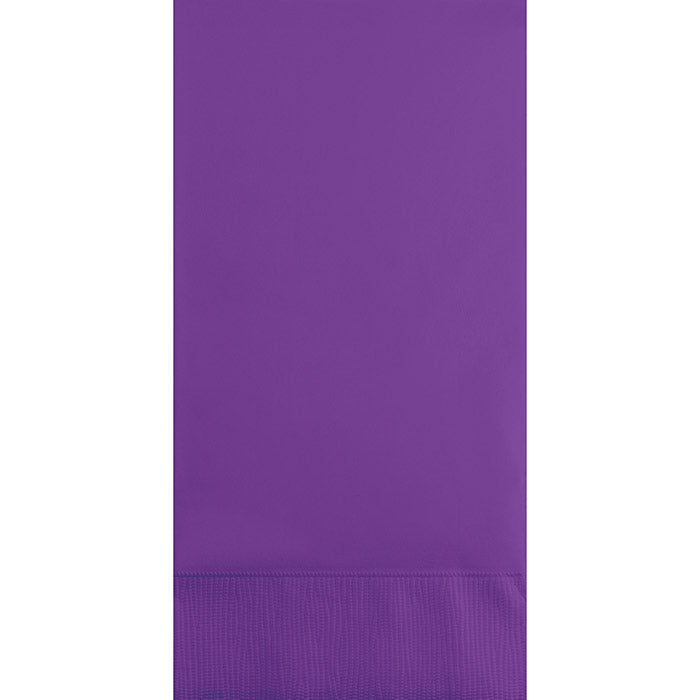 Bulk Amethyst Purple 3 Ply Guest Towels (192 per Case)