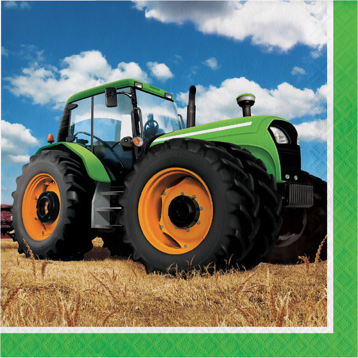 Bulk Tractor Time Luncheon Napkins (192 per Case)