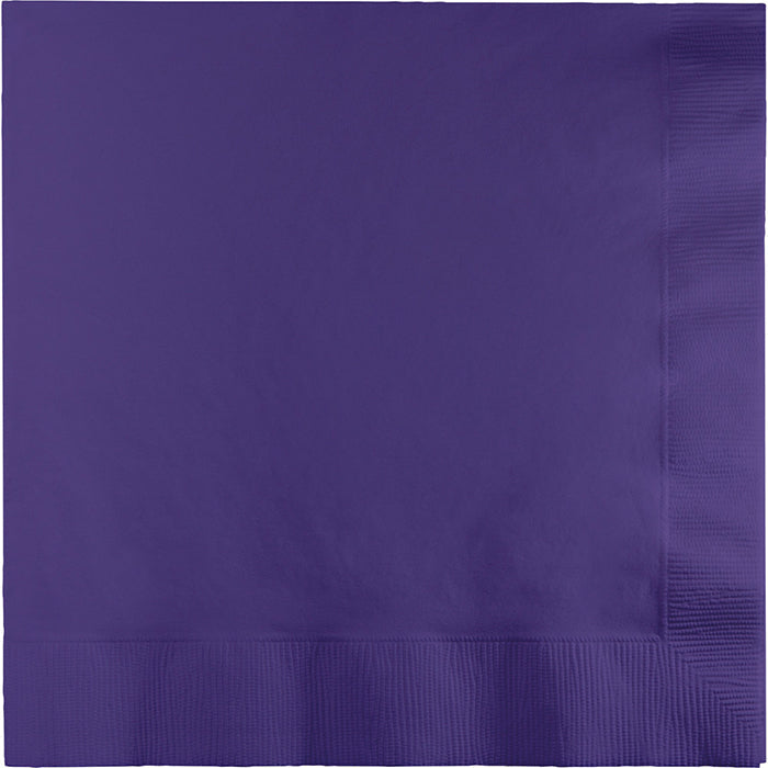 Bulk Purple Luncheon Napkins 3 ply (500 per Case)