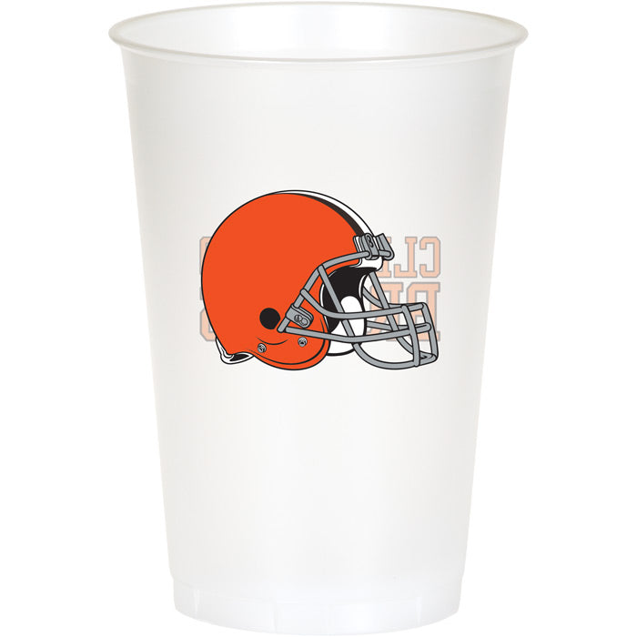 Bulk Cleveland Browns 20 oz Plastic Cups (96 per Case)