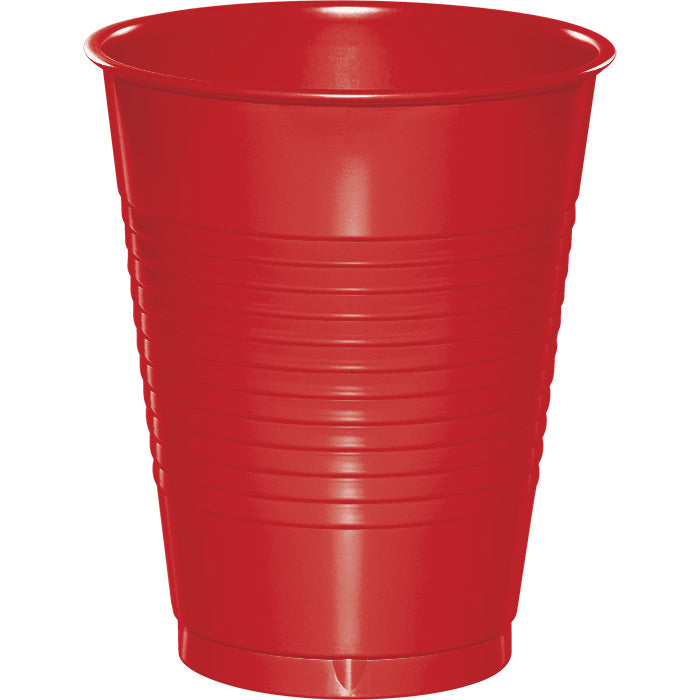 Bulk Classic Red 16 oz Plastic Cups (240 per Case)