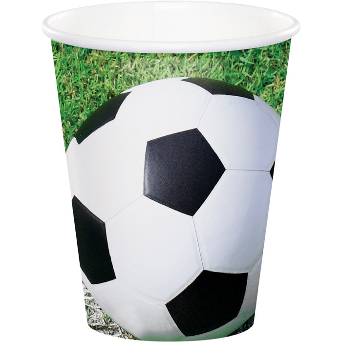 Bulk Soccer 9 oz Paper Cups (96 per Case)