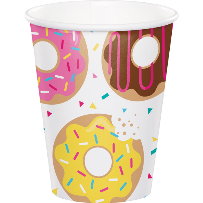 Bulk Donut Time 9 oz Paper Cups (96 per Case)