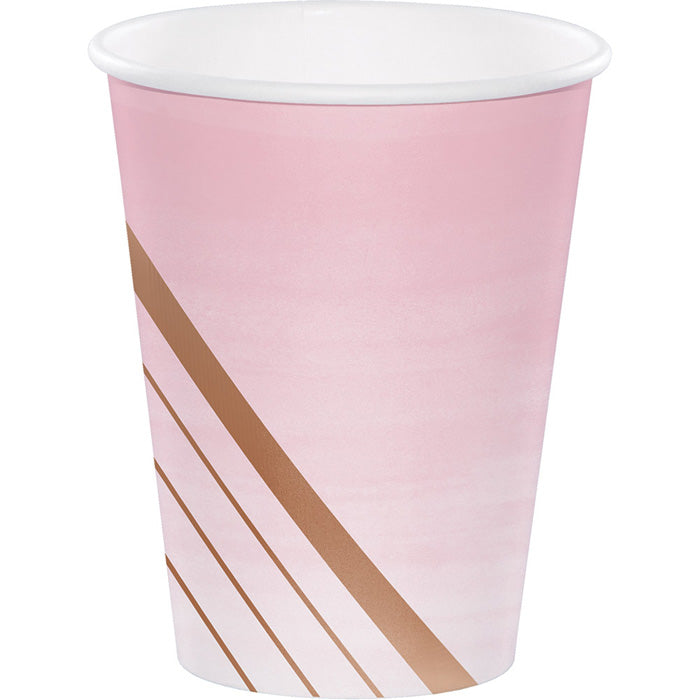 Bulk Rose All Day 12 oz Paper Cups (96 per Case)