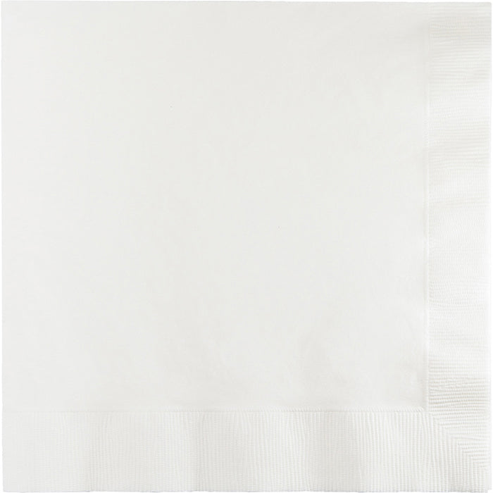 Bulk White Luncheon Napkins 3 ply (500 per Case)